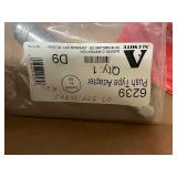 Lot of Lincoln Hydraulic Couplers & Adapters with Battery Cable Assortment