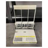 Heavy-Duty Industrial Three-Hole Punch, High Capacity, 180 Page Limit