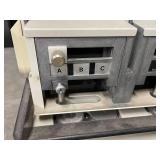 Heavy-Duty Industrial Three-Hole Punch, High Capacity, 180 Page Limit