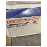 Two Rolls of Extra Heavy Duty Foodservice Foil 24" x 500