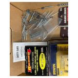 Mixed Tool Lot: Black & Decker Drill Bits, Lenox Cutter, Worx Saw Blade & More