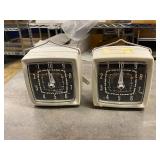 Vintage General Electric Timers Pair GE Medical Systems E12080 12/95