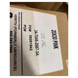 Bulk Pink Poly Bags 20x30 Inches - 100 Count Rolls for Shipping Packaging