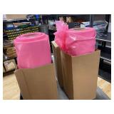 Bulk Pink Poly Bags 20x30 Inches - 100 Count Rolls for Shipping Packaging