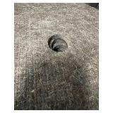 Bulk Lot of Industrial Felt Polishing Wheels - Approx. 12 Inches Diameter