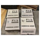 Set of 4 PLS Commercial Locksets - Entry Lever Design, Various Models