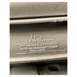 Set of 4 Gray Plastic Storage Bins with Attached Lids, Stackable, 12x10x8 Inches