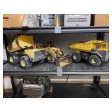 Vintage Tonka Metal Toy Construction Vehicles - Dump Trucks & Loader