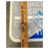 Set of 6 Handicap Parking Signs - Vehicle ID Required - Up to $200 Fine