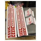 Lot of Accuform and SmartSign Fire Extinguisher Signs, Essential Safety Equipment for Businesses