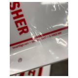 Lot of Accuform and SmartSign Fire Extinguisher Signs, Essential Safety Equipment for Businesses