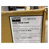 Dayton 3BY41A Hand Drum Pump Rotary Type with Polypropylene Housing and PTFE Seal Material