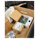 Assorted Electrical Components Including Dayton AC Axial Fan Circuit Boards Control Panels Industrial Use