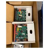 Assorted Electrical Components Including Dayton AC Axial Fan Circuit Boards Control Panels Industrial Use