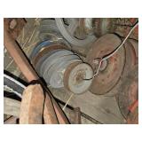 Lot of (~18) Pulleys (assorted)