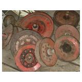 Lot of (~18) Pulleys (assorted)