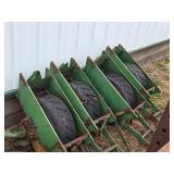 Lot of (8) Corn Planter Parts and Wheels