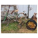 Vintage (2) Columbia Tricycles and (1) Mark 2 Women