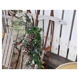 Lot of (2) Vintage Wooden Snow Sleds