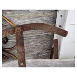 Lot of (2) Vintage Wooden Snow Sleds