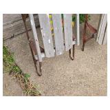 Lot of (2) Vintage Wooden Snow Sleds