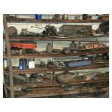 Lot of (1 Shelf) Mopar Automotive Parts with Chevrolet Small Block Intake Manifold