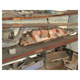 Lot of (1 Shelf) Mopar Automotive Parts with Chevrolet Small Block Intake Manifold