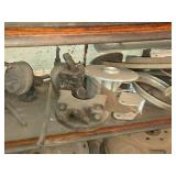 Lot of (1 Shelf) Mopar Automotive Parts with Chevrolet Small Block Intake Manifold