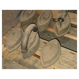 Lot of (6) Vintage Irons