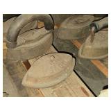 Lot of (6) Vintage Irons