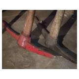 (2) Pick Axes, (1) Axe