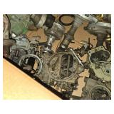 Lot of (1 Box) Automotive Carbeuretors and Distributors