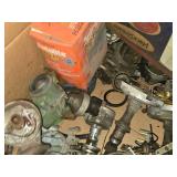 Lot of (1 Box) Automotive Carbeuretors and Distributors