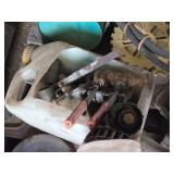 Lot of (1 Pallet) Misc. Parts - (2) Potato Dusters, (1) Gas Tank