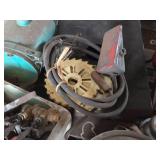 Lot of (1 Pallet) Misc. Parts - (2) Potato Dusters, (1) Gas Tank