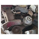 Lot of (1 Pallet) Misc. Parts - (2) Potato Dusters, (1) Gas Tank