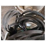 Lot of (2 5-Gallon Buckets) Belts