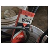 Lot of (2 5-Gallon Buckets) Belts