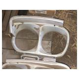 Vintage 1967 Plymouth Fury Headlamp Bezels