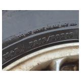 Lot of (2) Vintage Pontiac P215/60R16 Tire with 16" Rim