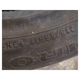 Lot of (2) Uniroyal P215/55R16 Tires