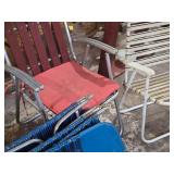 Lot of (5) Lawn Chairs (assorted)