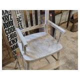 Vintage Wooden High Chair