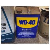 Vintage Oil/WD40/Antifreeze Cans with Tools