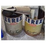 Vintage Oil/WD40/Antifreeze Cans with Tools
