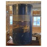 Vintage Metal Storage Container 28" x 10"