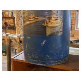 Vintage Metal Storage Container 28" x 10"