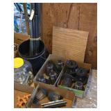 Lot of (10) Outdoor Solar Lights with Stake Extensions