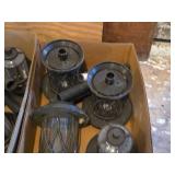 Lot of (10) Outdoor Solar Lights with Stake Extensions