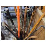 Lot of (12) Walking Canes with Planter